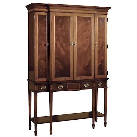 Traditional Bar Cabinet and Server